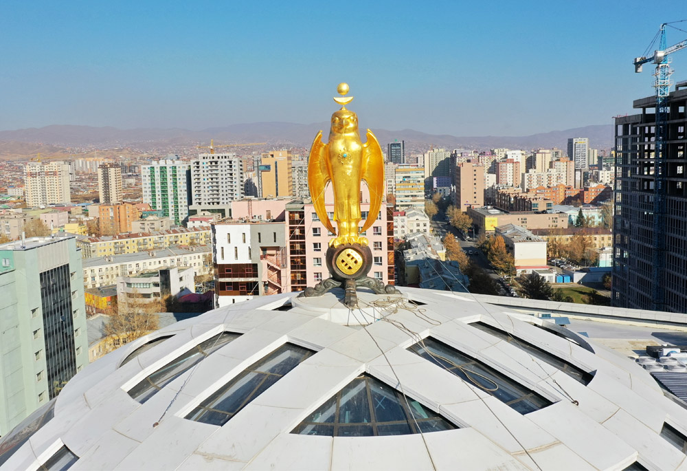 Чингис хаан Үндэсний музейн - Бөмбөгөр дээвэр
